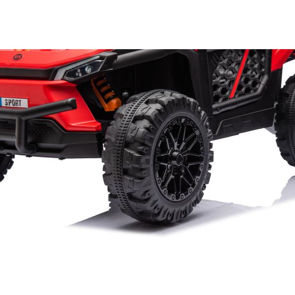 Elektrické autíčko UTV Small 12V, červené, Pohon zadních kol, 12V baterie (obrázek 10)