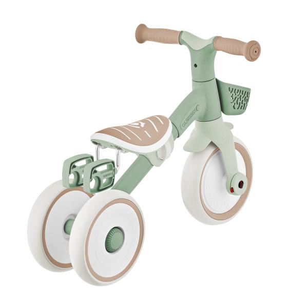 Globber dětské odrážedlo tříkolové - Learning Trike 2in1 PLUS Ecologic Pistachio (obrázek 3)