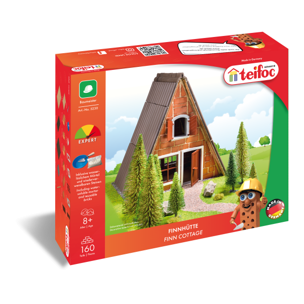 TEIFOC stavebnice Finská chatka 160 dílků (obrázek 4)