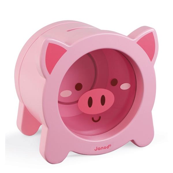 Janod Drevená pokladnička Prasiatko
