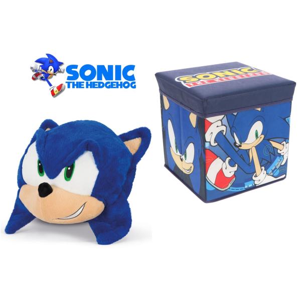 Cozy Noxxiez HW774 Sonic - hřejivý plyšový polštář 3 v 1 (obrázek 5)