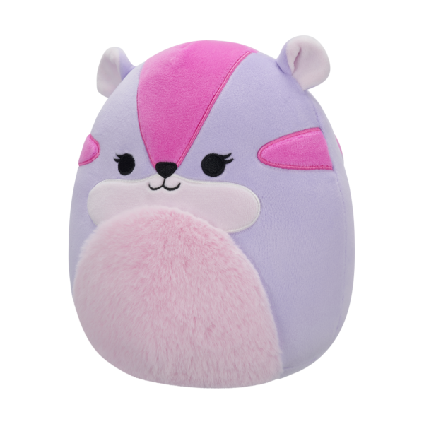 SQUISHMALLOWS Fialovo-růžový chipmunk – Tamara