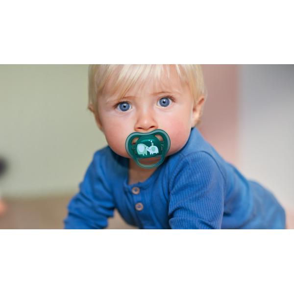 Philips AVENT Dudlík Ultra air 18m+ kluk (slon) 2ks (obrázek 3)