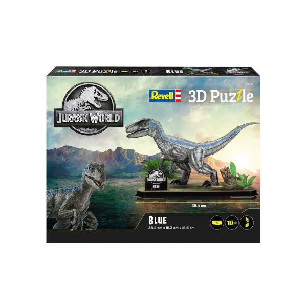3D Puzzle REVELL 00247 – Jurský svět – Blue