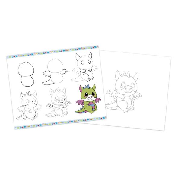 Janod Atelier Step by step Kreativní sada Kreslení krok za krokem s fixy (obrázek 4)