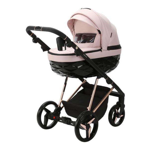 ADAMEX Kočík kombinovaný Quantum Special Edition Pink/Rosegold (obrázek 3)