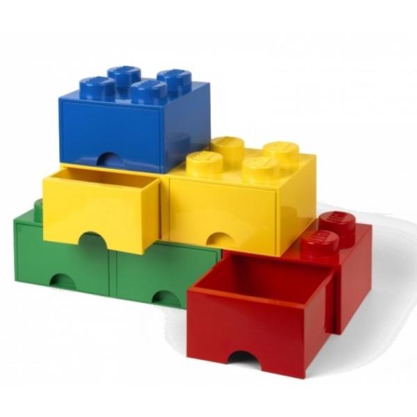 LEGO® úložný box 8 - se zásuvkami červená 250 x 500 x 180 mm (obrázek 5)