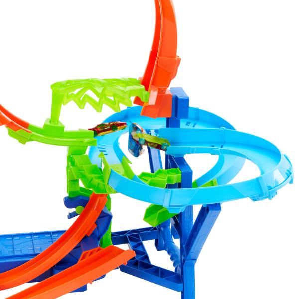 Mattel Hot Wheels Stunt Trucks srážka ve vzduchu Dráha (obrázek 4)