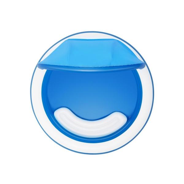 BESTWAY 54337 – Nafukovací bazén s protisluneční střechou Summer Days 241×140 cm, kulatý