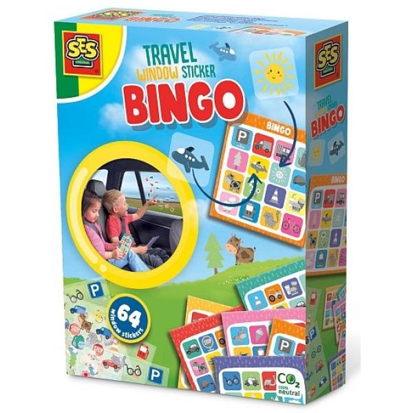 Cestovní hra - BINGO, lepení obrázků na okno auta