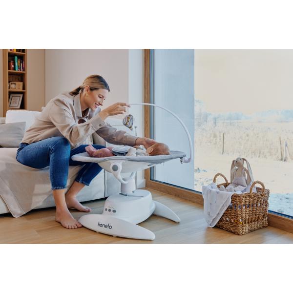 LIONELO Dětské lehátko Iris Beige Sand, 0m+