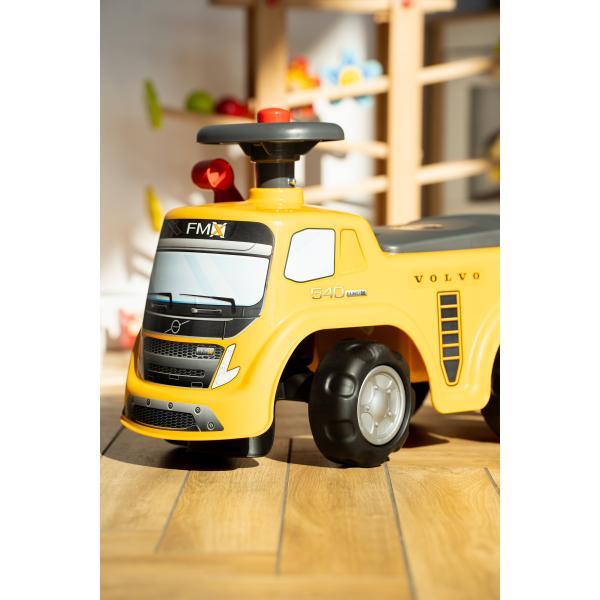 Falk Traktor volvo FMX s volantem, klaksonem a přívěsem