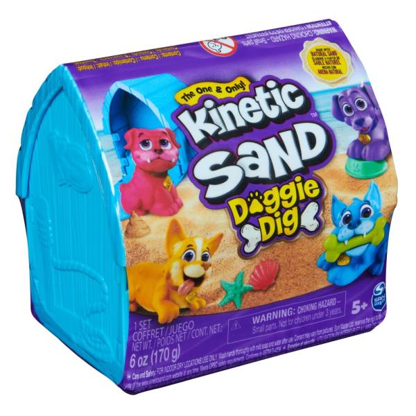 Kinetic sand psík v búde