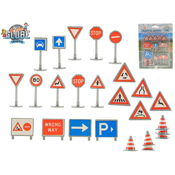 Kids Globe Traffic dopravní značení 25ks (obrázek 4)