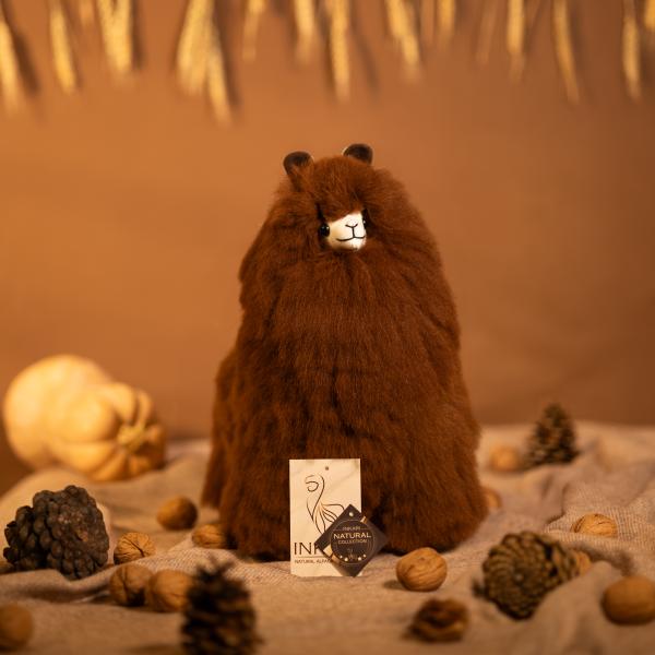 INKARI Plyšová hračka Alpaka Medium Walnut 32cm (obrázek 3)