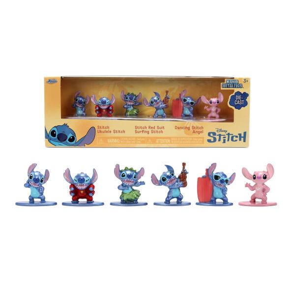 Stitch Kovové sběratelské nanofigurky sada 6 ks
