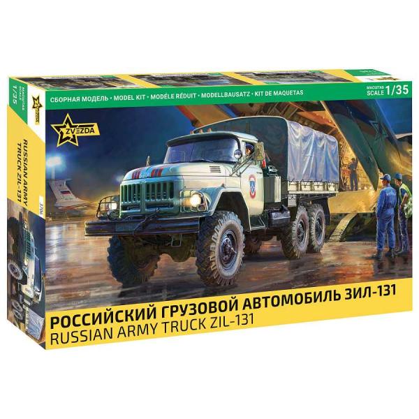 Model Kit vojaški 3706 - Sovjetski tovornjak ZIL-131 (1:35)