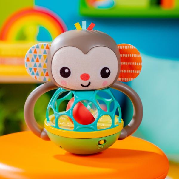 OBALL Hračka multisenzorická Grab & Giggle Monkey™ 6m+ (obrázek 4)
