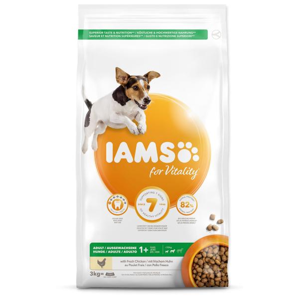 IAMS Dog Adult Small & Medium Chicken 3kg (obrázek 4)