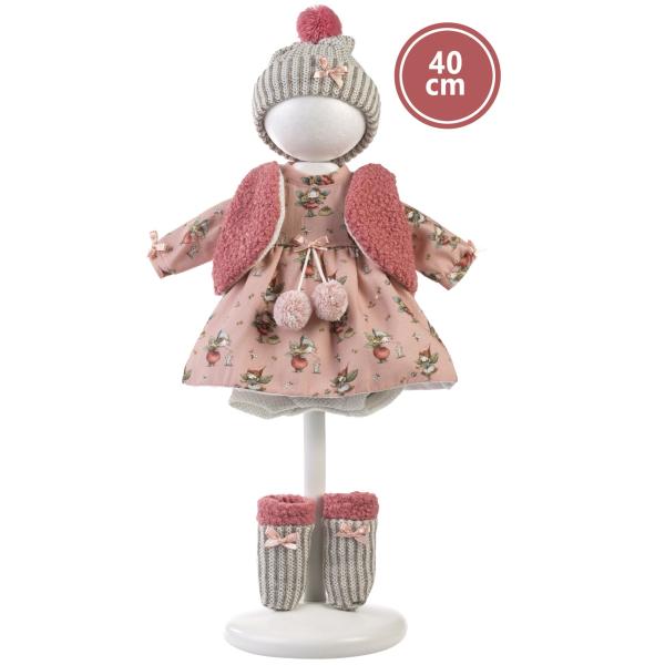 Llorens 540G GRETA – realistická panenka s měkkým látkovým tělem – 40 cm