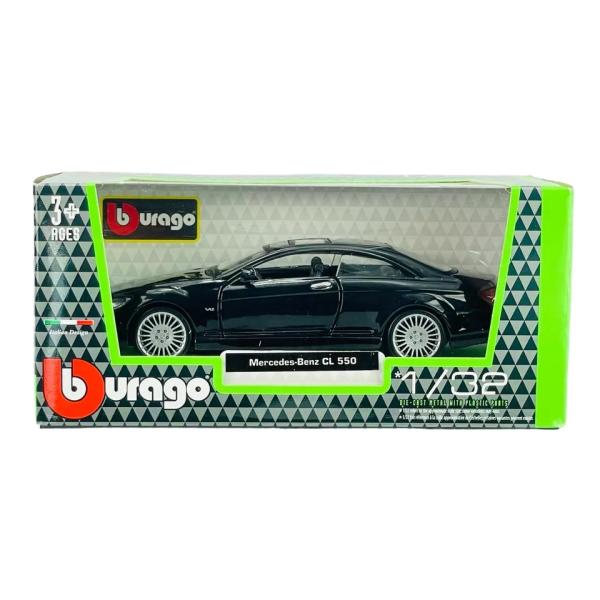 Bburago 1:32 – Mercedes-Benz CL-550 – Metalická černá