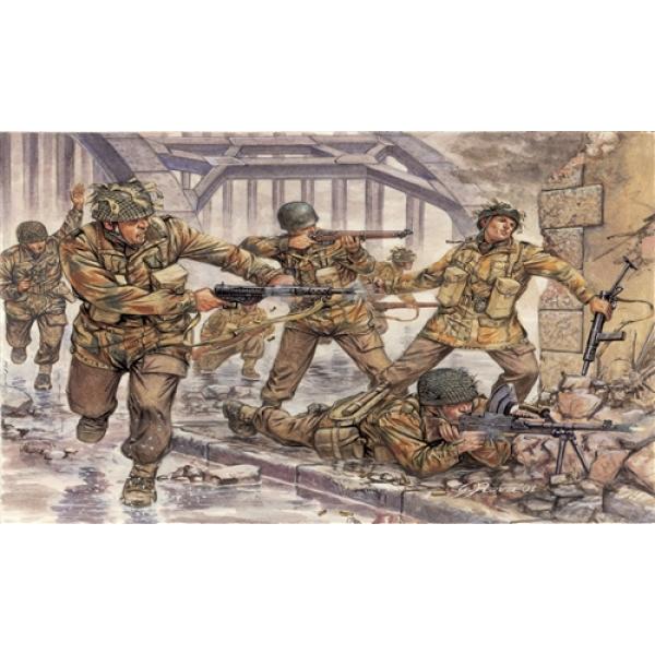 Model Kit figurky 6034 – WWII – BRITISH Paratroopers (1:72)