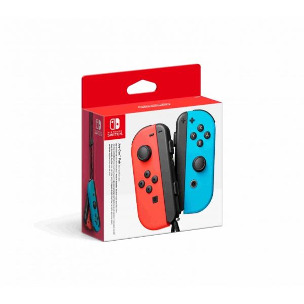 Joy-Con pár neonově červený/neonově modrý