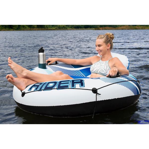 Bestway 43116 Nafukovací kruh Rapid Rider 135 cm, modrý (obrázek 3)