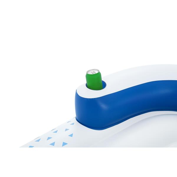 Bestway 43533 Nafukovačka Indigo Wave s opěrkou na ruce a záda, 191x107 cm (obrázek 3)