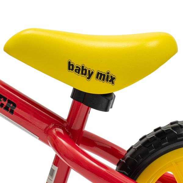 Dětský balanční bicykl Baby Mix Traveller červený (obrázek 3)