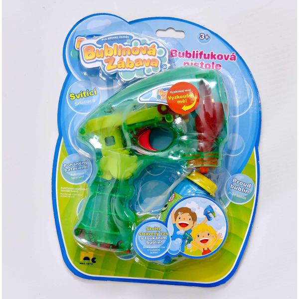 Svítící bublifuková pistole
