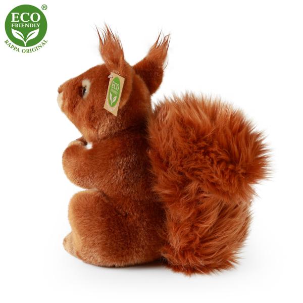 Plyšová veverka sedící 23 cm ECO-FRIENDLY (obrázek 4)