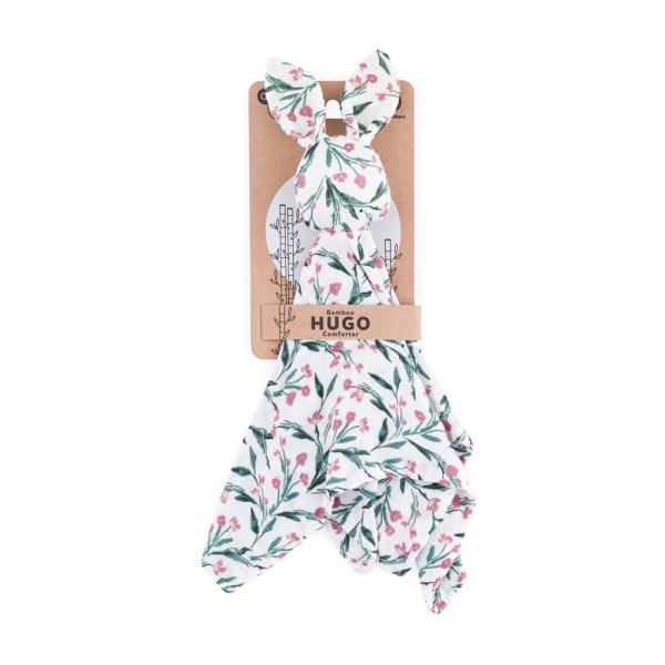 PETITE&MARS Mazlíček bambusový mušelínový Hugo Pink Meadow 0m+ (obrázek 5)