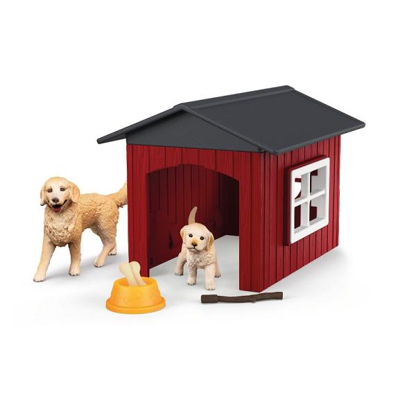 Schleich Psí bouda se zlatým retrívrem (obrázek 3)