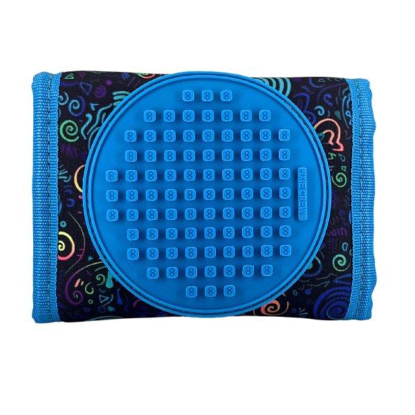 PIXIE CREW Peněženka, modrá, Spiral magic, 50 pixelů
