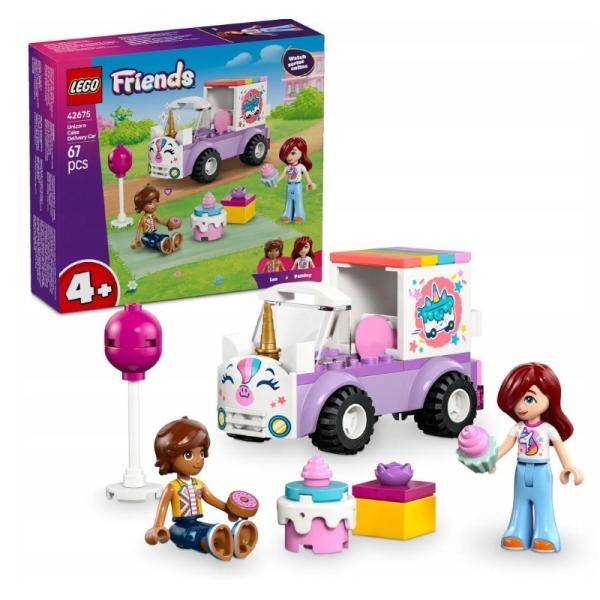LEGO® Friends 42675 Camión de reparto de pasteles de unicornio
