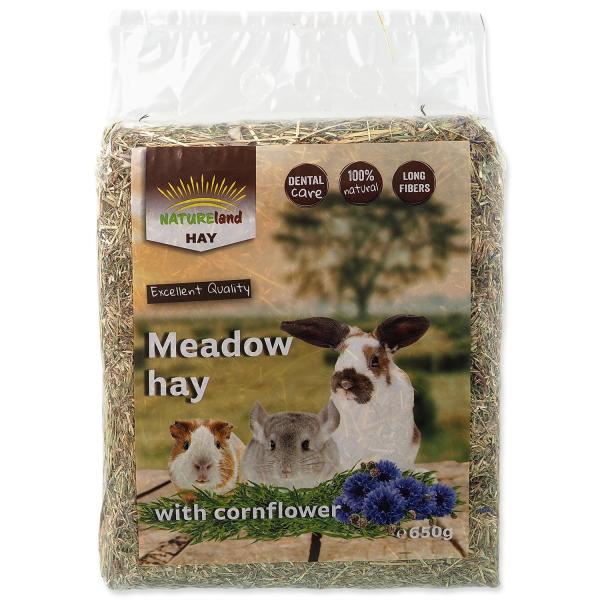 Seno Nature Land Hay s chrpy 0,65kg
