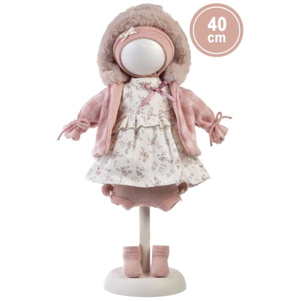 Llorens 540G GRETA – realistická panenka s měkkým látkovým tělem – 40 cm