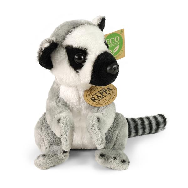 Plyšový lemur sedící 15 cm ECO-FRIENDLY (obrázek 3)