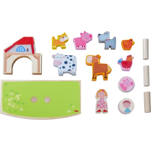 Haba Dřevěná stohovací balanční hra Zvířata