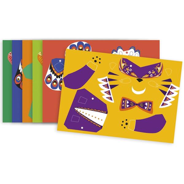 Janod Atelier Sada Mini Origami Pohlednice se zvířátky od 6 let (obrázek 10)