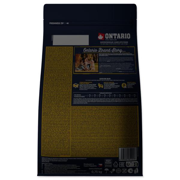 Krmivo Ontario Adult Mini Lamb & Brown Rice 0,75kg (obrázek 9)