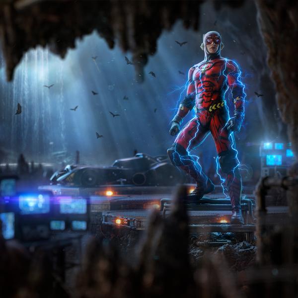 Iron Studios The Flash Movie - Flash Alternativní Verze Socha Art Scale 1/10 (obrázek 3)