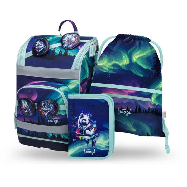 BAAGL SADA 3 Zippy Plus Aurora: aktovka, peračník, vrecko GRS