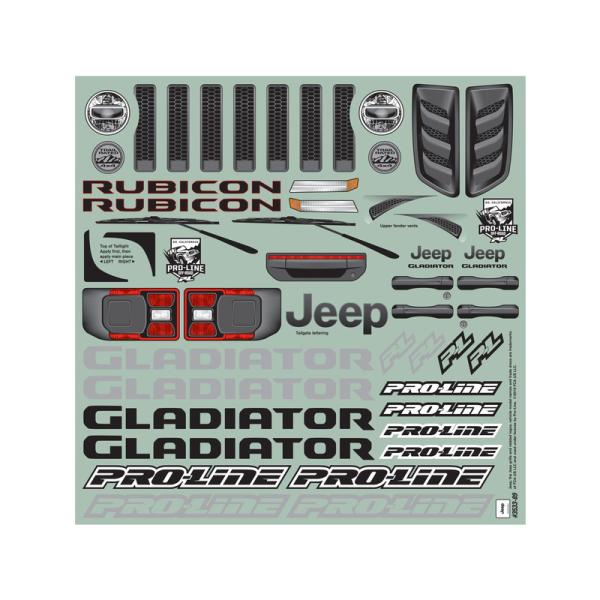 Pro-Line karosérie 1:5 Jeep Gladiator Rubicon (X-Maxx) (obrázek 7)