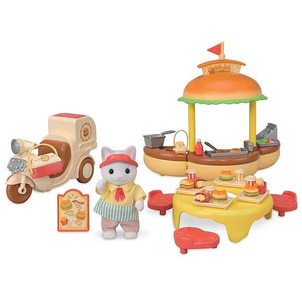 Sylvanian family Pojízdný stánek s hamburgery