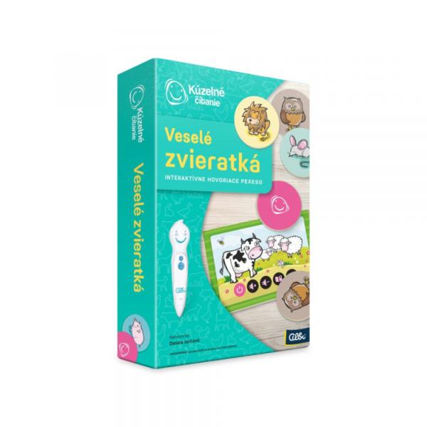 Albi Kúzelné čítanie Hra pexeso - Veselé zvieratká