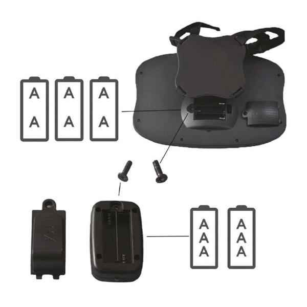 Zrcadlo s LED podsvícením, Black