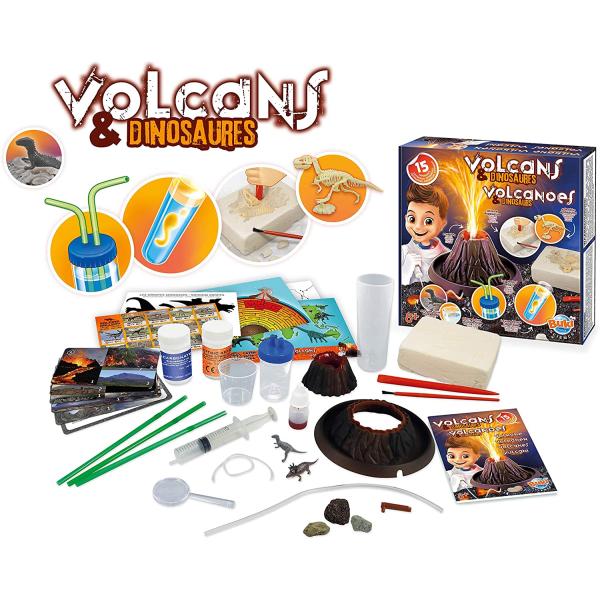 Vulkán a vykopávka dinosaura (2224)