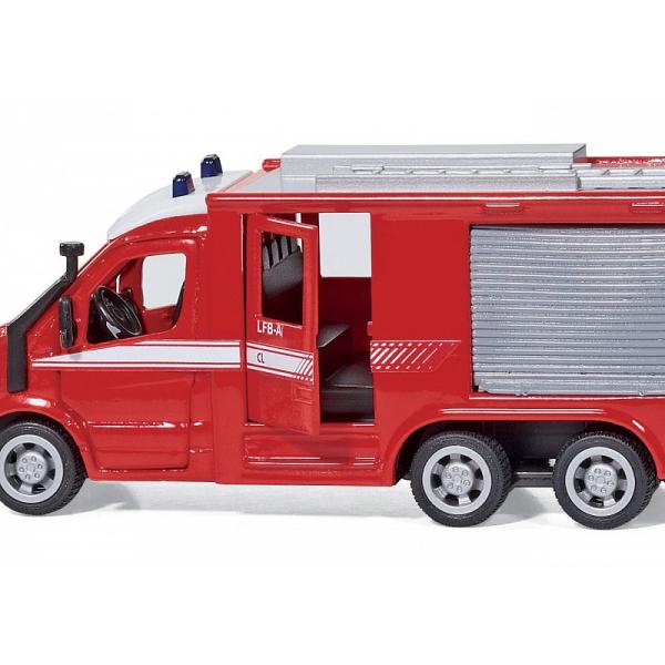 SIKU Super – Mercedes-Benz Sprinter hasičské auto s žebříkem 1:50